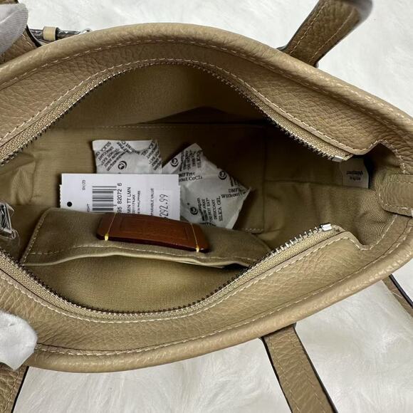 Coach City Mini Tote Bag With Lemon Print In Leather/Moonlight CAK22 NWT Limited - Picture 6 of 7